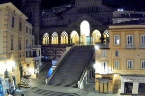 Catedral de San Andrés el Primero Llamado. Cámaras web de Amalfi en línea