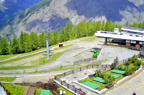 Vista del remonte y la pendiente. Webcams Bardonecchia