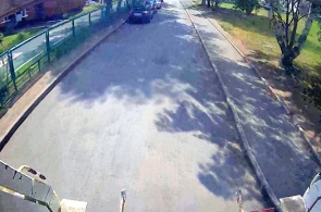 Camión de la basura. Ángulo 2. Cámaras web de Izhevsk