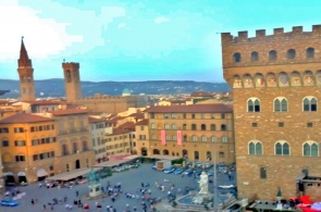 Plaza de la Signoria. Cámaras web Florencia