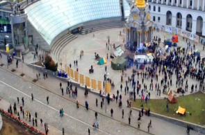 Webcam Plaza de la Independencia. Kiev en tiempo real