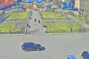 Plaza Kírov. Cámaras web de Ust-Kut