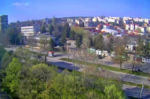 Panorama del Distrito de la Amistad. Cámaras web de Dobrich en línea