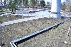 Parque Vokzalny en Pritomskoye. Ángulo 2. Webcams Myski