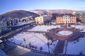 Calle central de Lenin. Webcams Slyudyanka en línea