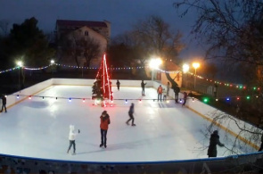 Pista de patinaje en el Mar Negro. Webcam anapa en línea