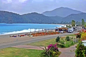 Vista a la playa. Cámaras web Oludeniz