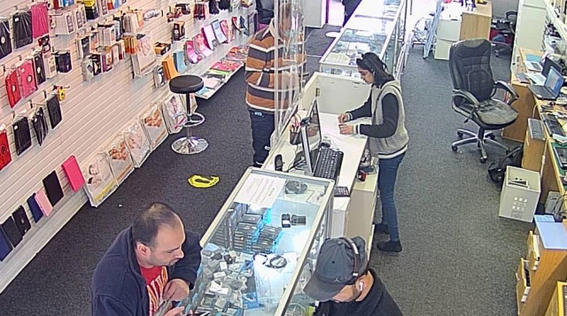 Tienda de telefonía móvil. Webcams de Londres en línea