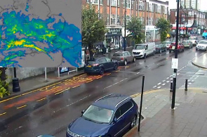 Serpientes Lane East parada. Webcams de Londres en línea