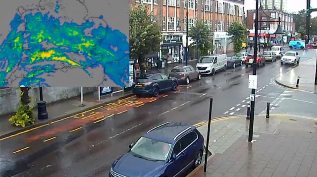Serpientes Lane East parada. Webcams de Londres en línea