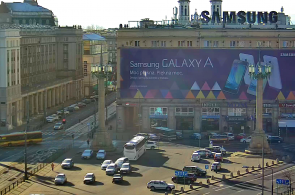 Plaza de la Constitución. Webcam en línea Varsovia
