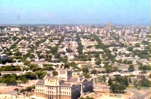 Webcam de Montevideo en línea, vista del este de la ciudad.