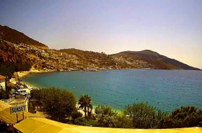 Playa de la ciudad de Korsan. Cámaras web en vivo en Kalkan