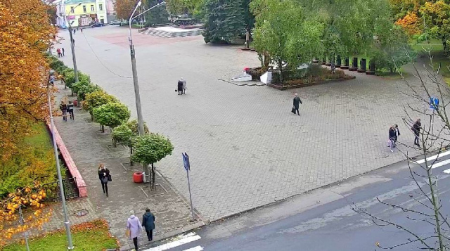 Plaza de la victoria. Webcams en Bobruisk en línea